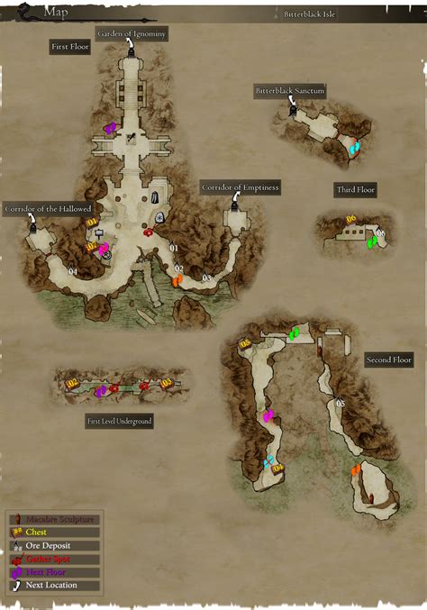 bitterblack isle maps.